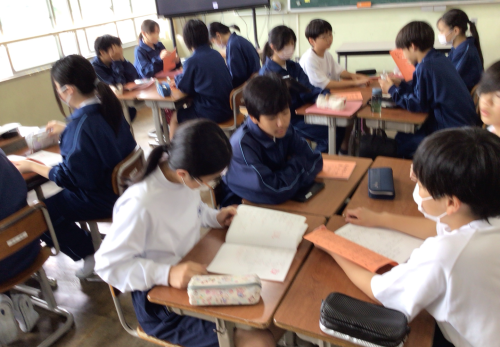 5月16日の朝の会で！