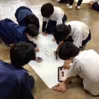 第４回　異年齢学級の学び「藍東ジョイントスクール」（１０月３１日）