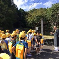 校区にあるお寺から歴史を感じる