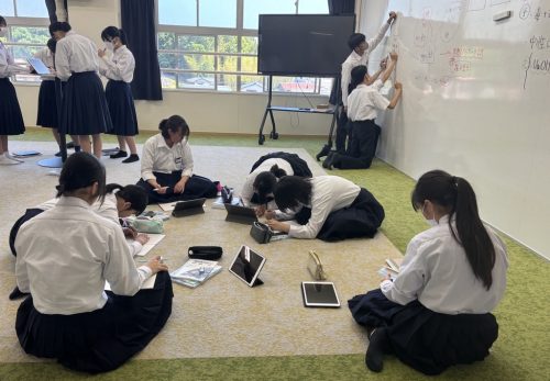 新しい学習環境における探究の姿（９年生・理科）