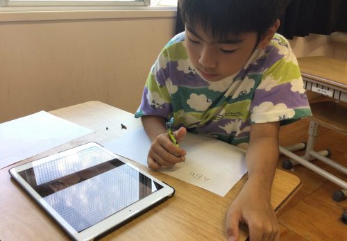 ローマ字の学習が始まりました！　３年生