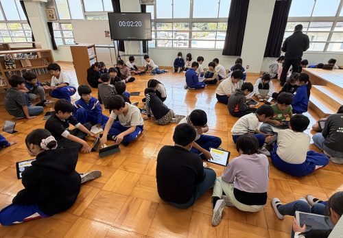 ４年生と５年生がヘチマでつながる　～異学年による学び交流～