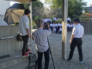 卒業アルバム用学級写真撮影　３年生