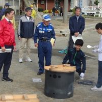 「避難所開設訓練」ボランティア