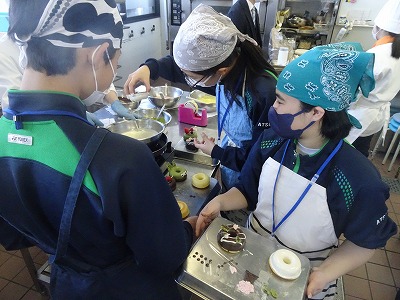 ふる厚プロジェクト【城南高校プレゼンツ「お菓子作り」】中学生サポーター