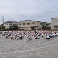 運動会全校練習（10月18日）