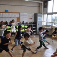 雨の学校生活は久々です（10月23日）