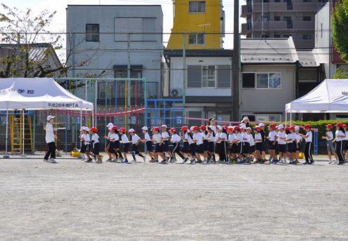 運動会準備（10月25日）