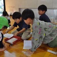 梅林こども園の園児と交流しました（11月11日）