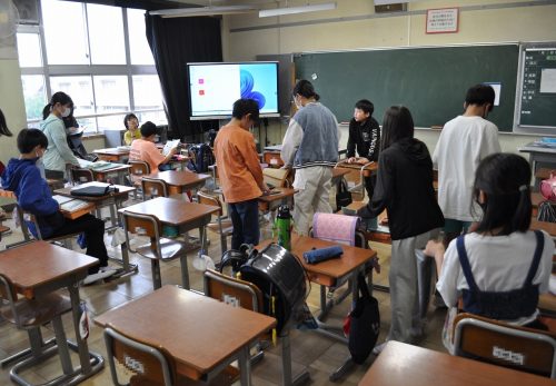 朝のようす（5月9日）