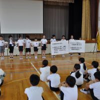 交通少年団入団式（5月19日）