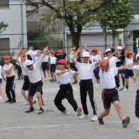 全校ソーラン練習（10月21日）