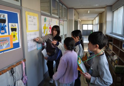 夢を見つける校内ウォークラリー（1月14日）