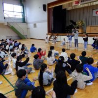 令和７年度修了式・離任式（3月23日）