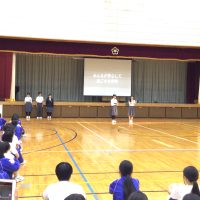 生徒会が主催した梅林中学校生徒会サミット行いました