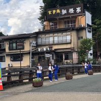 １年郡上研修で班別研修が始まりました
