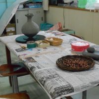 岐阜市歴史博物館の先生による社会の授業を行いました