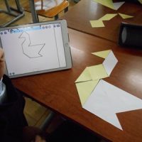 冬休み明けに、生徒の意欲向上に向けた工夫した授業が行われていました