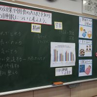 研究授業 学級活動「より良い睡眠習慣と朝食」