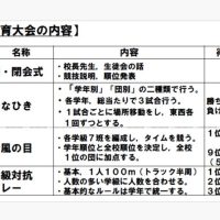 体育大会学年練習