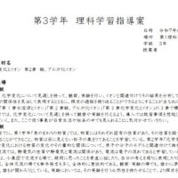 校外研修［中学校理科部会・２Ａブロック］研究授業　理科「化学変化とイオン」