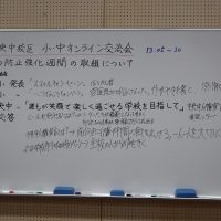 岐阜中央中学校区児童会・生徒会交流会