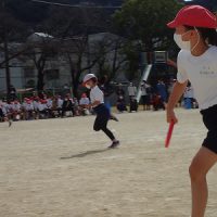 保護中: 「運動会」選手リレー（１～３年生）