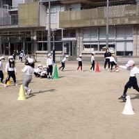 保護中: 体育「ボール蹴り」運動遊び