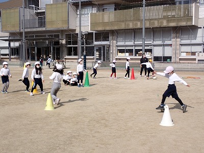 保護中: 体育「ボール蹴り」運動遊び