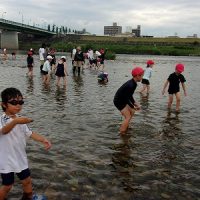 保護中: 【２年生】川あそび