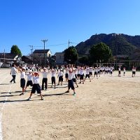 保護中: 運動会・１・２年岐阜小校歌ダンス練習