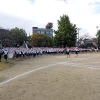 保護中: 運動会・全校応援練習