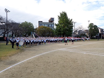 保護中: 運動会・全校応援練習