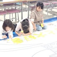 保護中: 全校「岐阜公園ミューラルアート」プロジェクト②