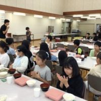 保護中: 【５年・野外学習】２日目・朝食