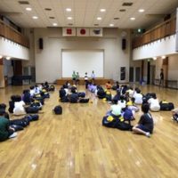 保護中: 【５年・野外学習】２日目・昼食・退所式