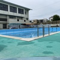 保護中: 【５・６年生】プール掃除