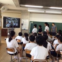 保護中: 【６年生】白川郷学園とオンライン交流