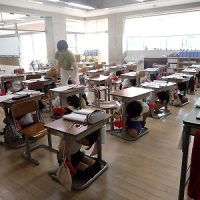 保護中: シェイクアウト訓練２回目