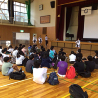 保護中: 【６年白川郷研修】白川郷学園に到着！