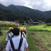 保護中: 【６年白川郷研修】世界遺産「白川郷」研修終了