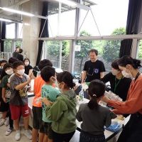 保護中: 【３年親子図画工作】雪花しぼり