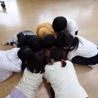 保護中: なかよし活動（異学年交流活動）