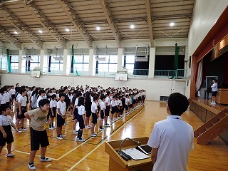 保護中: 令和７年度 前期終業式