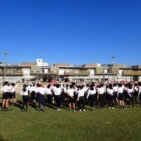 保護中: 【運動会】全校応援練習