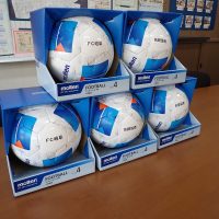 『サッカーボール：５個』寄贈