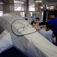 保護中: 【こよみのよぶね】和紙はり～仕上げ～