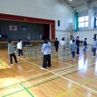 保護中: 頼もしい５年生！入学説明会会場設営ボランティア