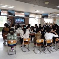 藍川北学園とオンライン発表交流　― 学びをつなぎ、地域の未来を考える ―