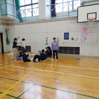 保護中: ６年生への感謝を込めて : 4・5年生がありがとうの会の前日準備